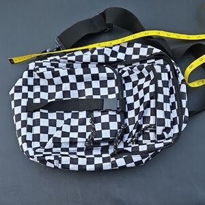 Checkered Black and White Women's Bag